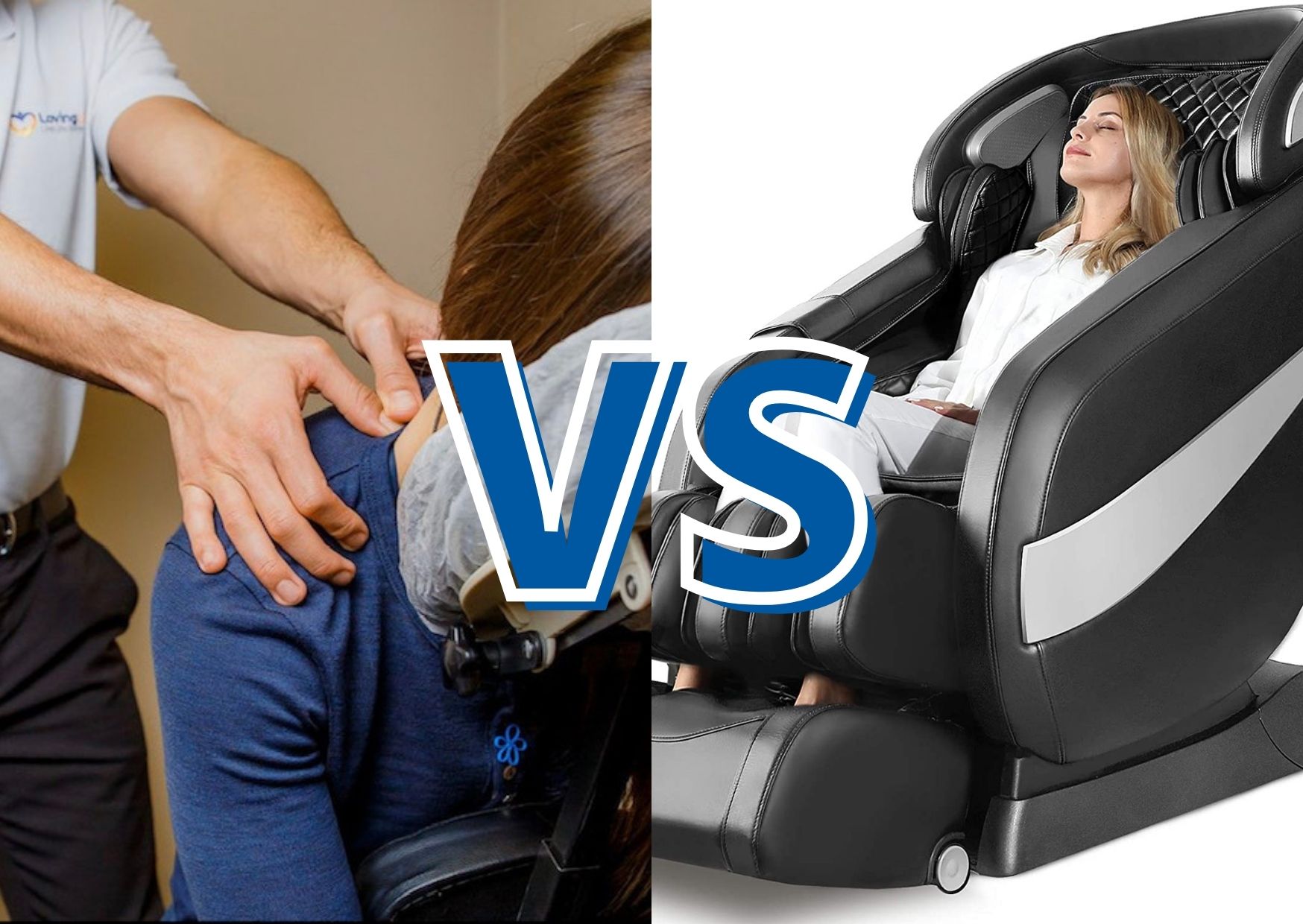 On-site massage vs chair massage