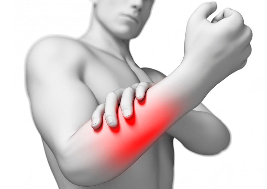 forearm pain near elbow