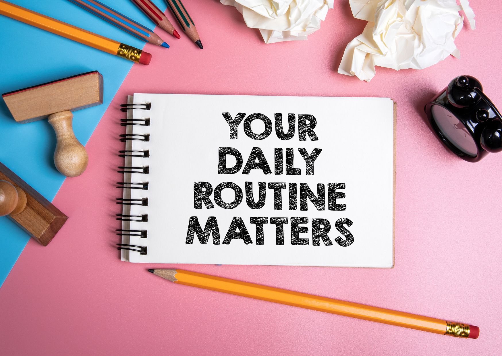 your-daily-routine-matters-written-on-a-notepad