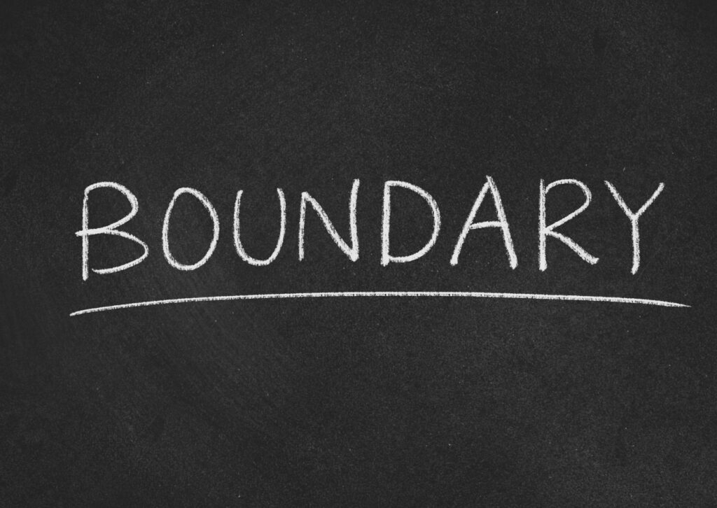 boundary-written-on-a-chalk-board