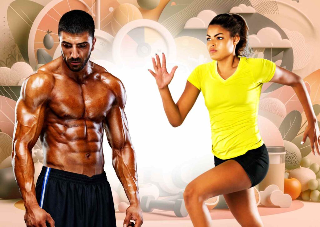 healthy-athletic-man-and-woman