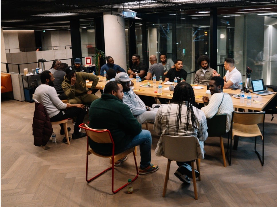 Interactive activity during a Men’s Health workshop.