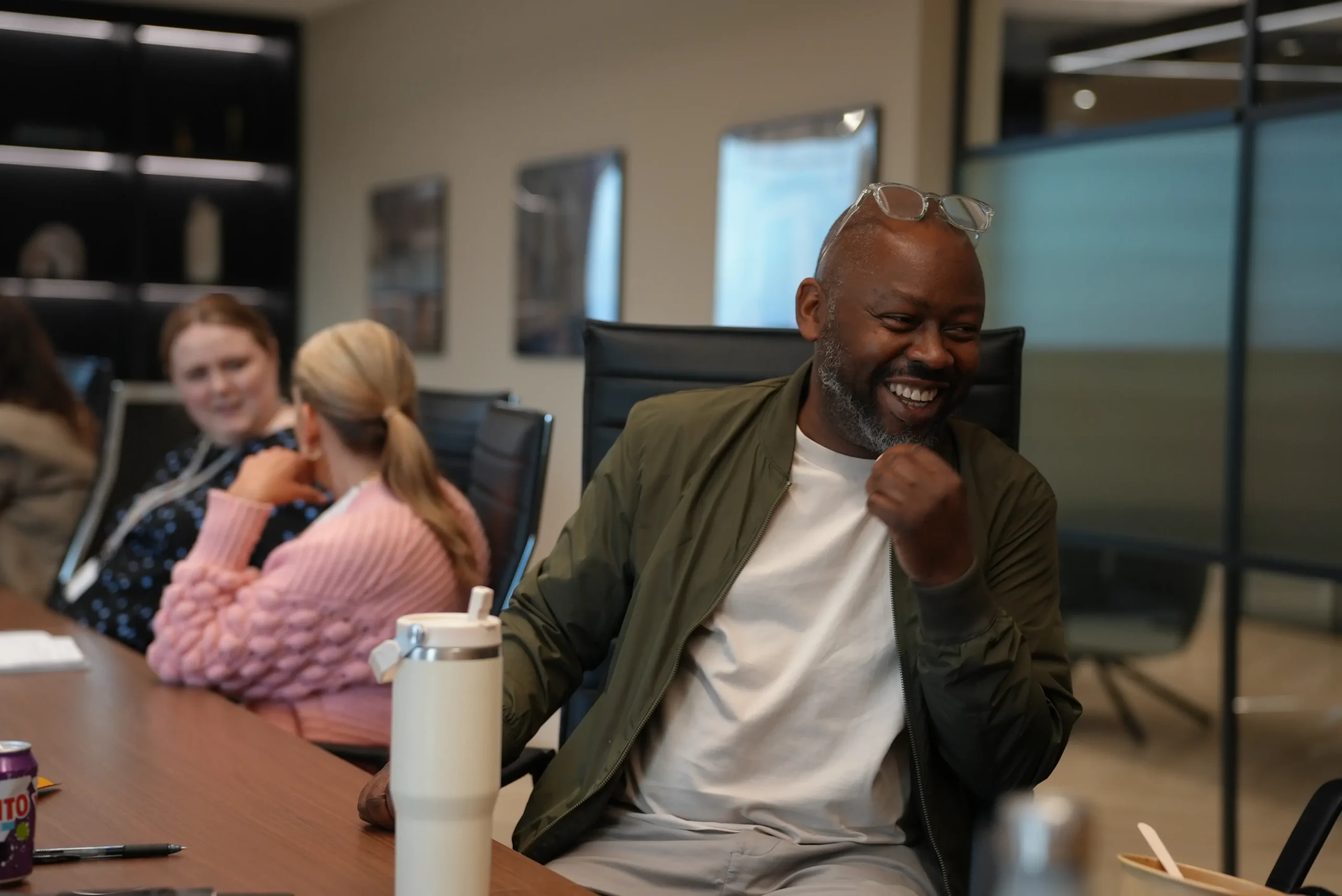 Happy employee during a Loving Life team workshop.